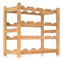 G21 Stojan na víno na 16 lahví, bambusový