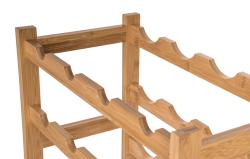 G21 Stojan na víno na 16 lahví, bambusový