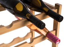 G21 Stojan na víno na 16 lahví, bambusový