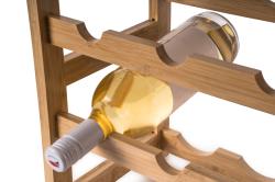 G21 Stojan na víno na 16 lahví, bambusový