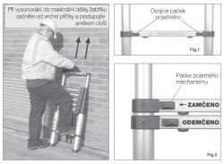 G21 Teleskopický žebřík GA-TZ7-2M hliníkový