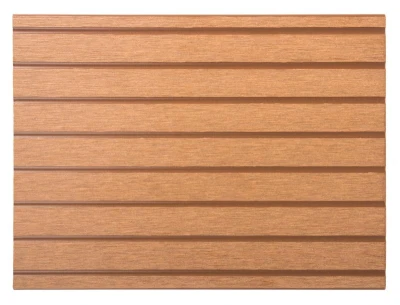 G21 Terasové prkno 2,5 x 14,8 x 300 cm, Light Wood s kulatými výřezy, WPC