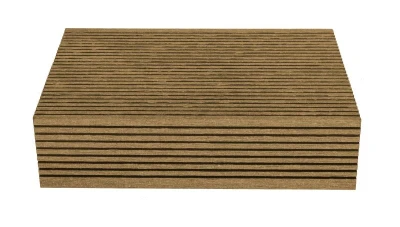 G21 Terasové prkno zakončovací, 2,5 x 14 x 400 cm, Cumaru WPC