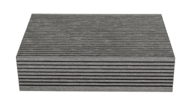 G21 Terasové prkno zakončovací, 2,5 x 14 x 400 cm, Incana WPC