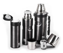 G21 Termoláhev na pití, 1000 ml, ocelově šedá s rukojetí
