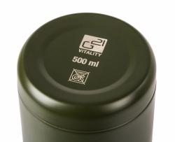 G21 Termoska na pití, 500 ml, khaki zelená
