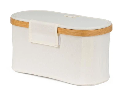 G21 Úložný box 30 x 15 x 15 cm, bambusový s víkem, béžový