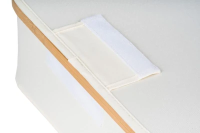 G21 Úložný box 30 x 15 x 15 cm, bambusový s víkem, béžový