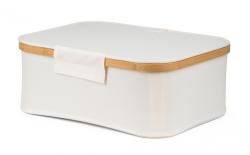 G21 Úložný box 40 x 30 x 15 cm, bambusový s víkem, béžový