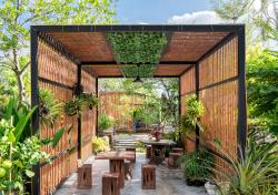 G21 Umělá zelená stěna Listo Ferns, 50x50 cm