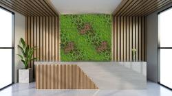 G21 Umělá zelená stěna Listo Forest, 50x50 cm