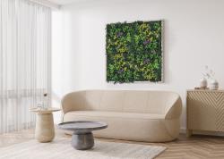 G21 Umělá zelená stěna Listo Herb, 50x50 cm