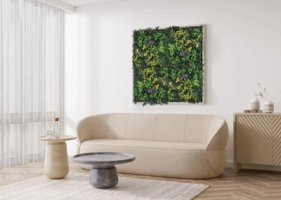 G21 Umělá zelená stěna Listo Herb, 50x50 cm