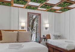 G21 Umělá zelená stěna Listo Herb, 50x50 cm