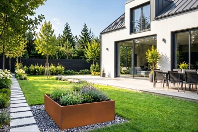 G21 Corten 70 x 32 x 70 cm vyvýšený záhon