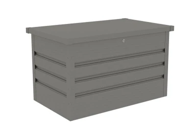 G21 Zahradní box Denver 280 L, metalický šedý plechový