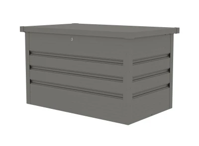 G21 Zahradní box Denver 280 L, metalický šedý plechový