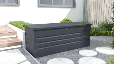 G21 Zahradní box Denver 560 L, antracitový plechový