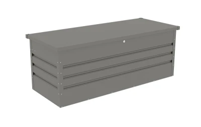 G21 Zahradní box Denver 560 L, metalický šedý plechový