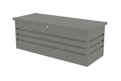G21 Zahradní box Denver 560 L, metalický šedý plechový
