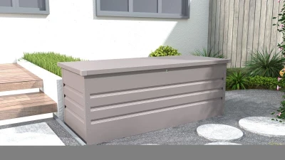 G21 Zahradní box Denver 560 L, šedý plechový