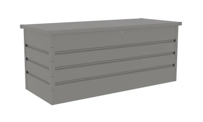 G21 Zahradní box Denver 770 L, metalický šedý plechový