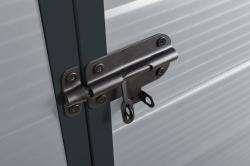 G21 Zahradní domek Boston 523 - 188 x 278 cm, plastový, světle šedý