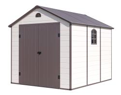 G21 Zahradní domek Boston 670 - 241 x 278 cm, plastový, béžový