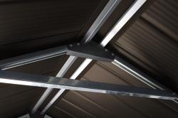 G21 Zahradní domek Boston 670 - 241 x 278 cm, plastový, béžový