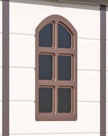 G21 Zahradní domek Boston 670 - 241 x 278 cm, plastový, béžový