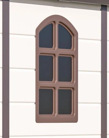 G21 Zahradní domek Boston 670 - 241 x 278 cm, plastový, béžový