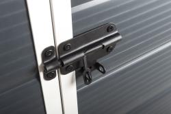 G21 Zahradní domek Boston 670 - 241 x 278 cm, plastový, šedý