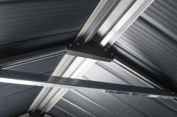 G21 Zahradní domek Boston 670 - 241 x 278 cm, plastový, šedý