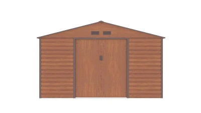 G21 Zahradní domek GAH 1085 - 340 x 319 cm, hnědý