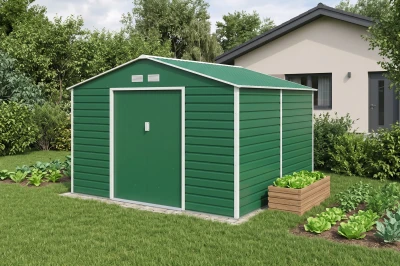 G21 Zahradní domek GAH 1085 - 340 x 319 cm, zelený