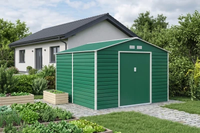 G21 Zahradní domek GAH 1085 - 340 x 319 cm, zelený