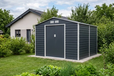 G21 Zahradní domek GAH 706 - 277 x 255 cm, antracitový
