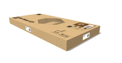 G21 Zahradní domek GAH 706 - 277 x 255 cm, hnědý