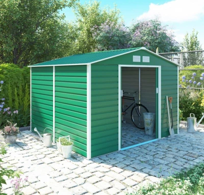 G21 Zahradní domek GAH 706 - 277 x 255 cm, zelený
