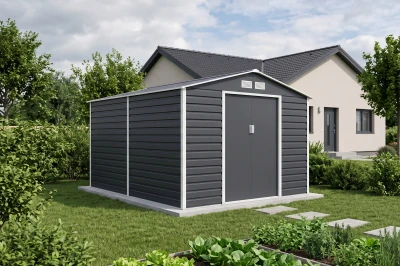 G21 Zahradní domek GAH 884 - 277 x 319 cm, antracitový