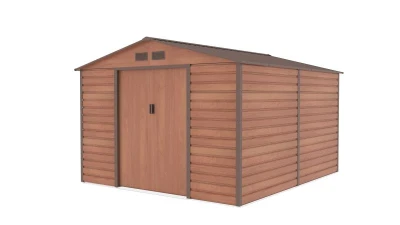 G21 Zahradní domek GAH 884 - 277 x 319 cm, hnědý