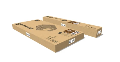 G21 Zahradní domek GAH 884 - 277 x 319 cm, hnědý