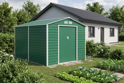 G21 Zahradní domek GAH 884 - 277 x 319 cm, zelený