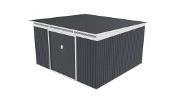G21 Zahradní domek GRAH 1132 - 340 x 333 cm, antracitový