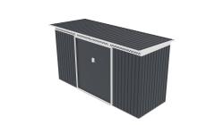 G21 Zahradní domek GRAH 483 - 340 x 142 cm, antracitový