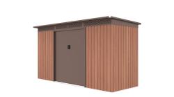 G21 Zahradní domek GRAH 483 - 340 x 142 cm, hnědý