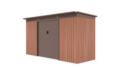 G21 Zahradní domek GRAH 483 - 340 x 142 cm, hnědý