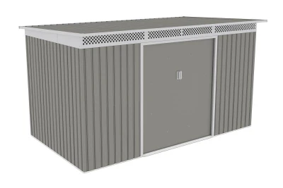 G21 GRAH 700 metalický šedý 340 x 206 cm zahradní domek