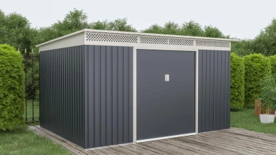 G21 Zahradní domek GRAH 915 - 340 x 269 cm, antracitový