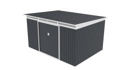 G21 Zahradní domek GRAH 915 - 340 x 269 cm, antracitový